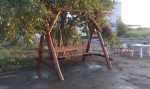 Drevené - rustikálne hojdačky, lavice, stoly